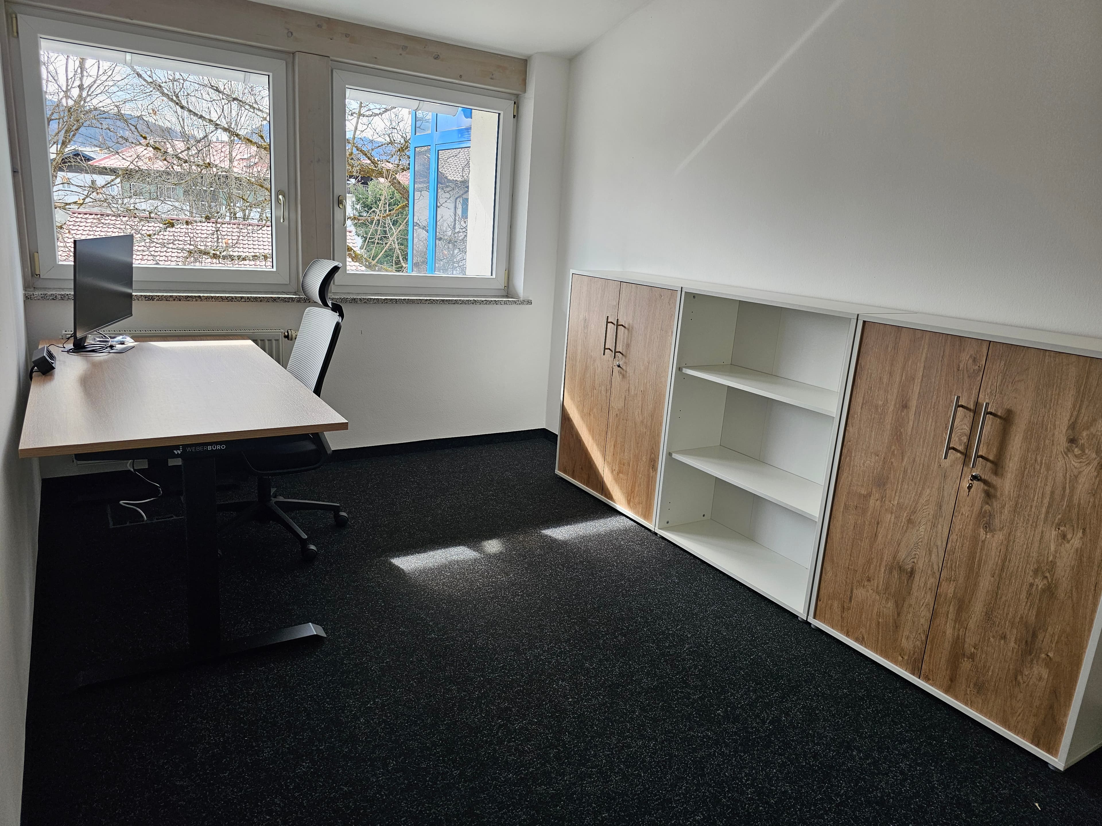 Einzelbüro im Alpraum Workspace Coworking in Oberstdorf